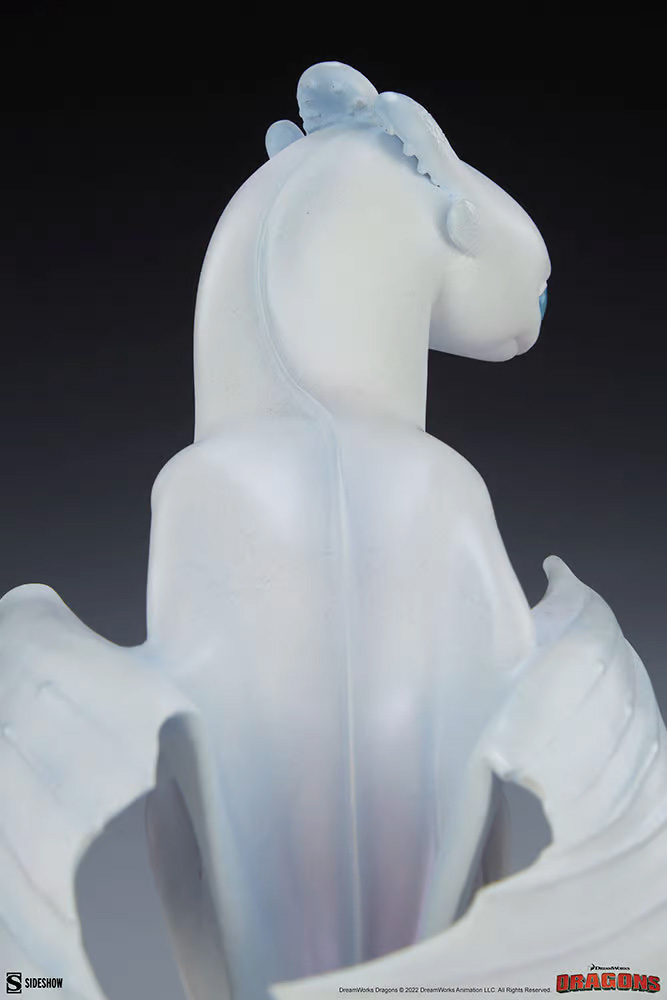 Sideshow How to Train Your Dragon Hidden World Light Fury Statue